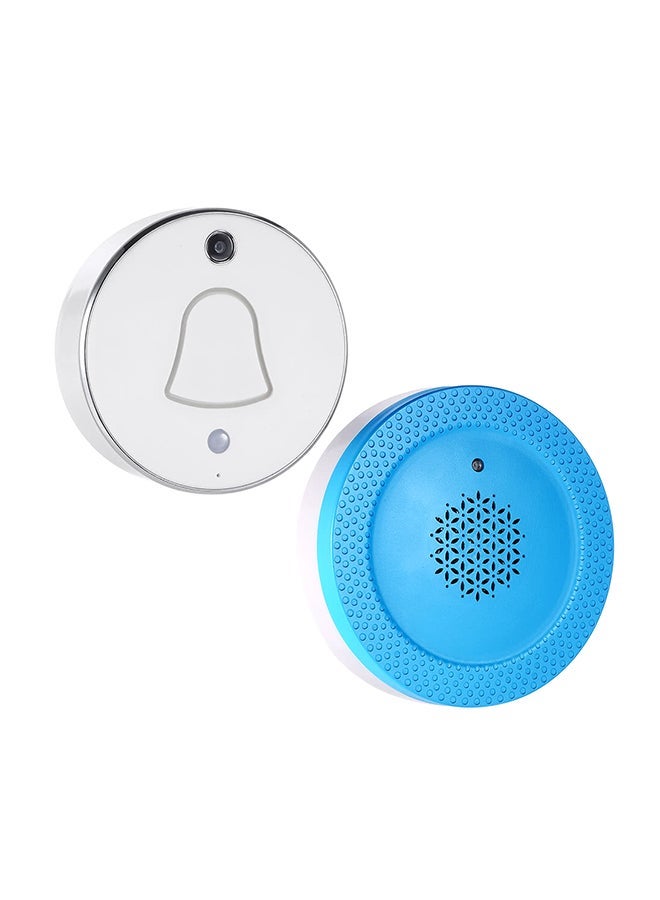 NIBEMINENT Wireless WiFi Mini Smart Doorbell White 8.2x8.3cm - Image 1
