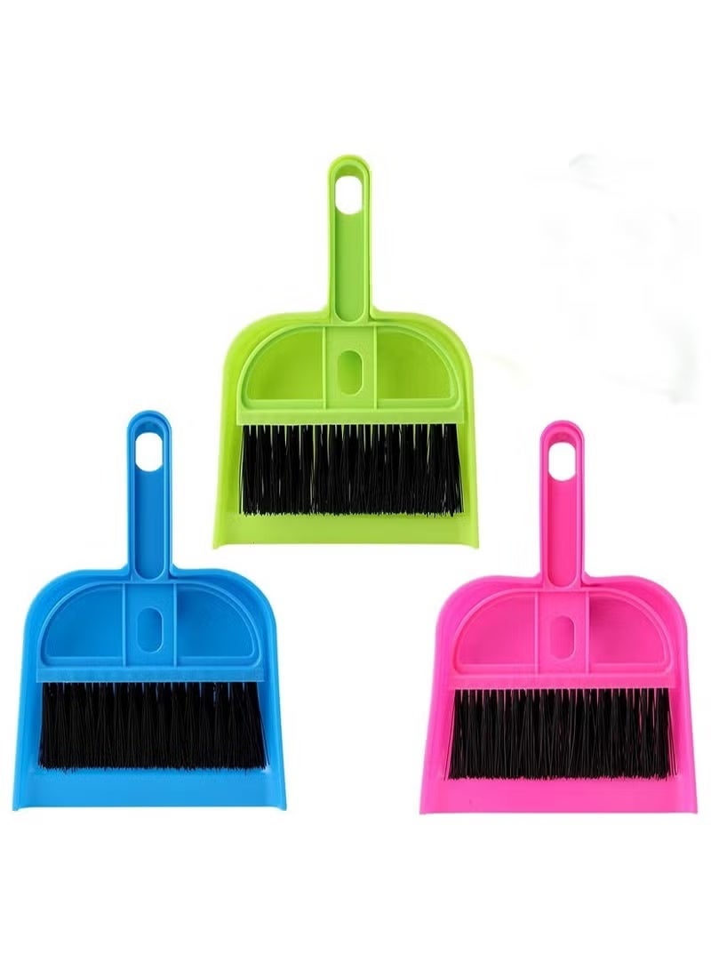 SUPDY Multipurpose Dustpan Broom Set for Drawers, Laptops, Keyboards, Dining Table, Car Seats, Carpets (1 Set) Multi Color - Image 1
