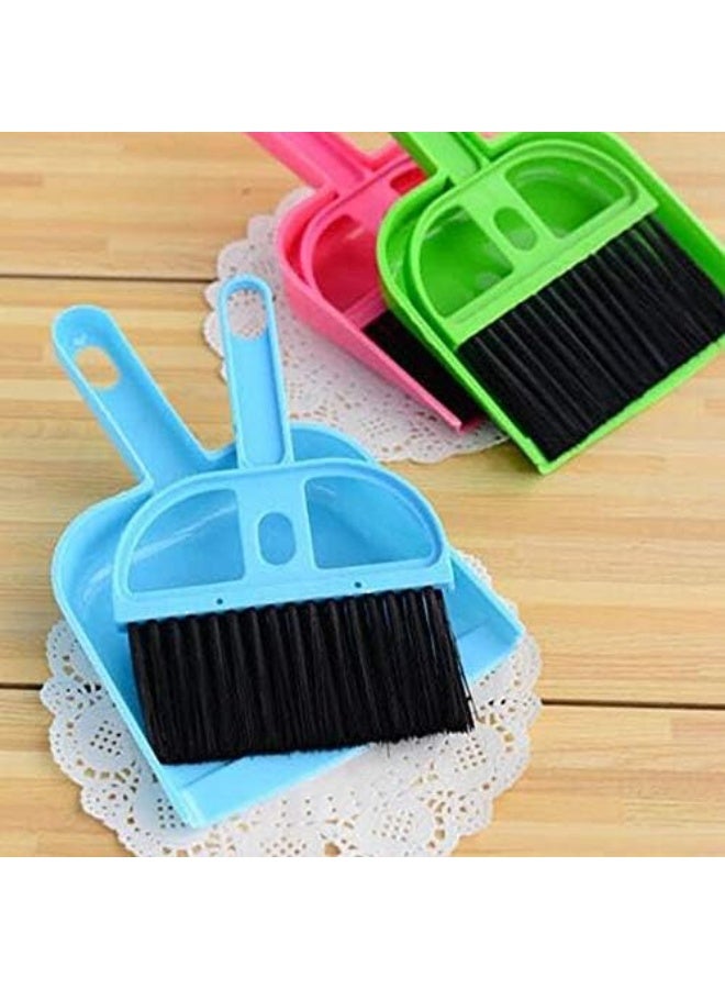 SUPDY Multipurpose Dustpan Broom Set for Drawers, Laptops, Keyboards, Dining Table, Car Seats, Carpets (1 Set) Multi Color - Image 2