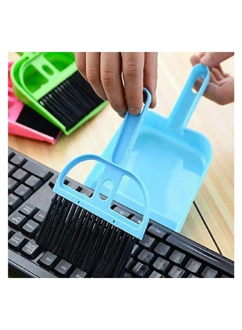SUPDY Multipurpose Dustpan Broom Set for Drawers, Laptops, Keyboards, Dining Table, Car Seats, Carpets (1 Set) Multi Color - Image 4