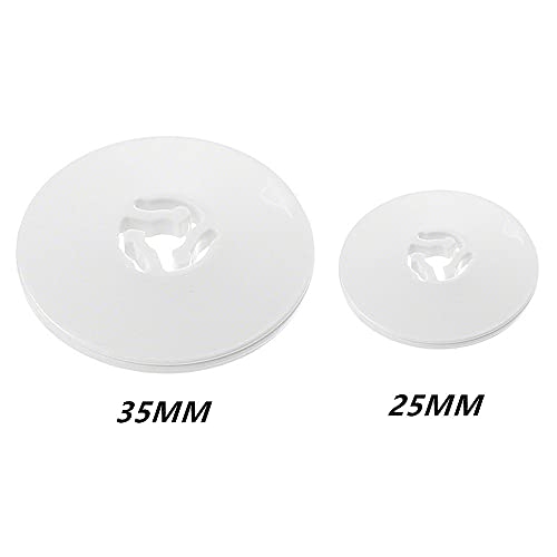YRDQNCraft Spool Pin Cap 2PCS Set for Most of Brother, Babylock and Some Bernina, White, Simplicity Sewing and Embroidery Machines -2 Different Sizes of Replacement Spool Cap (35 and 25mm) - Image 2