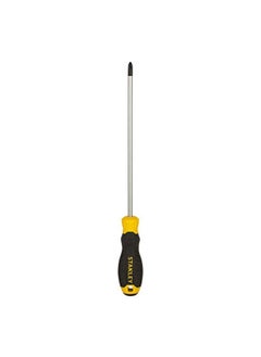 Stanley STANLEY STMT60812-8 Cushion Grip Screwdriver Phillips®-PH2x200mm (Yellow and Black)  - Image 1
