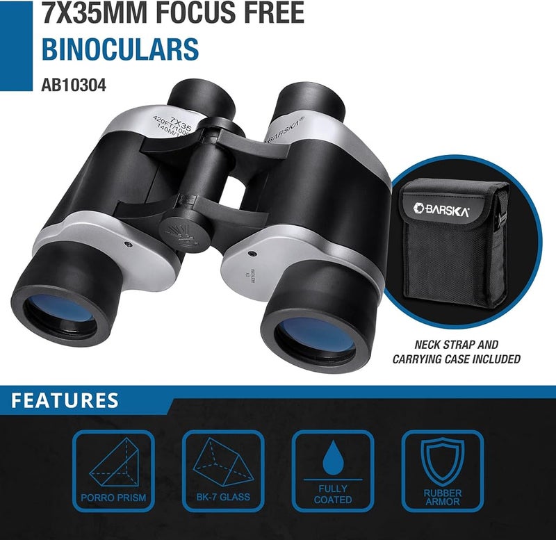 BARSKA Focus Free 7x35 Binocular - Image 2