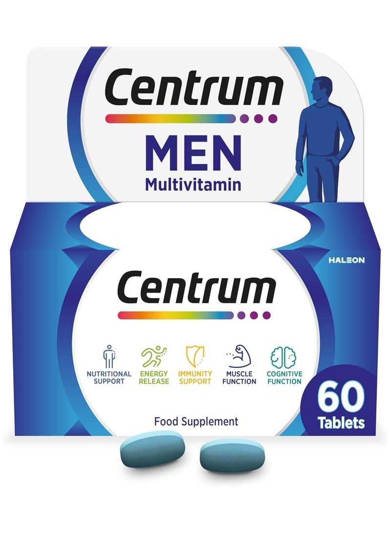Centrum Men Specially Formulated Multivitamin for Men, 60 Tablets - Image 1