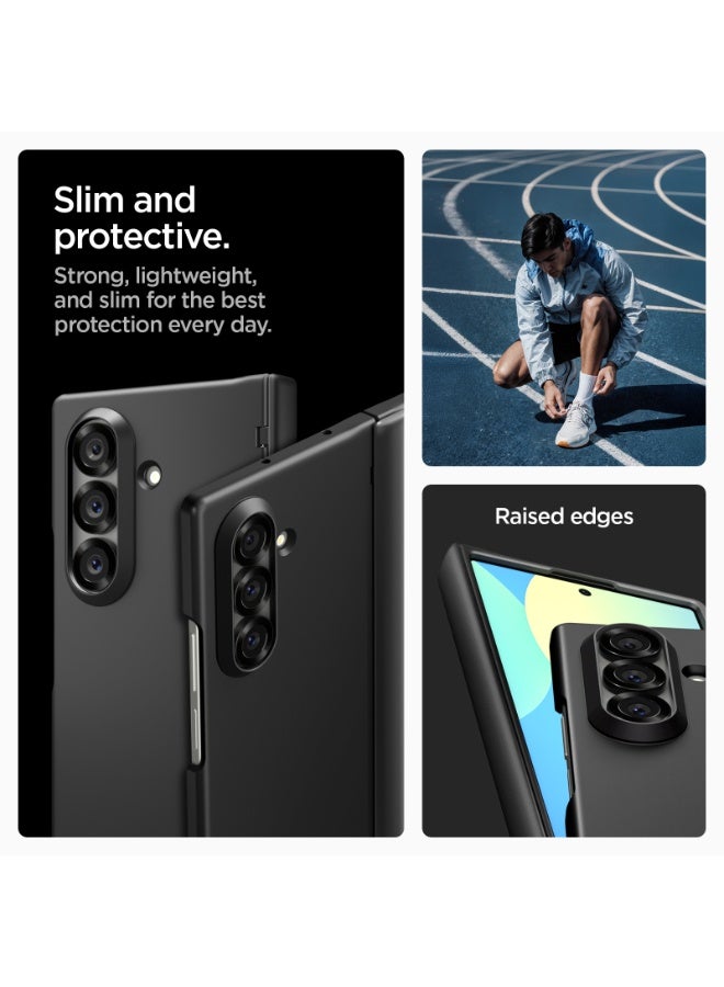 Spigen غطاء حماية Air Fit Pro MagFit لجهاز Samsung Galaxy Fold 7 [MagSafe] مع تغطية المفصل (2025) - أسود - Image 4