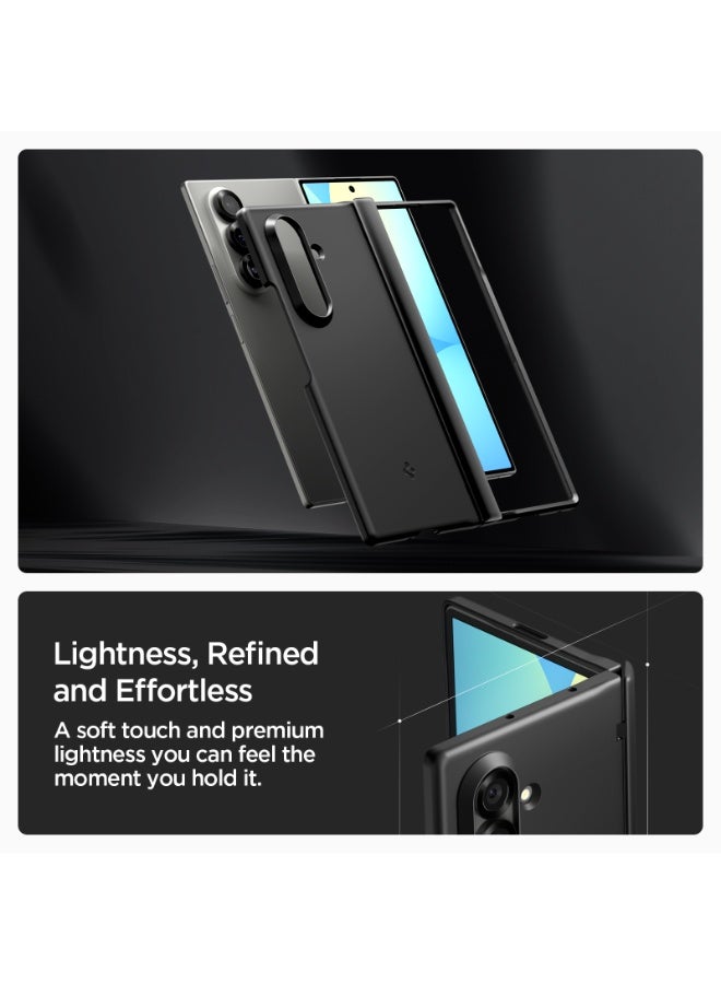 Spigen غطاء حماية Air Fit Pro MagFit لجهاز Samsung Galaxy Fold 7 [MagSafe] مع تغطية المفصل (2025) - أسود - Image 3