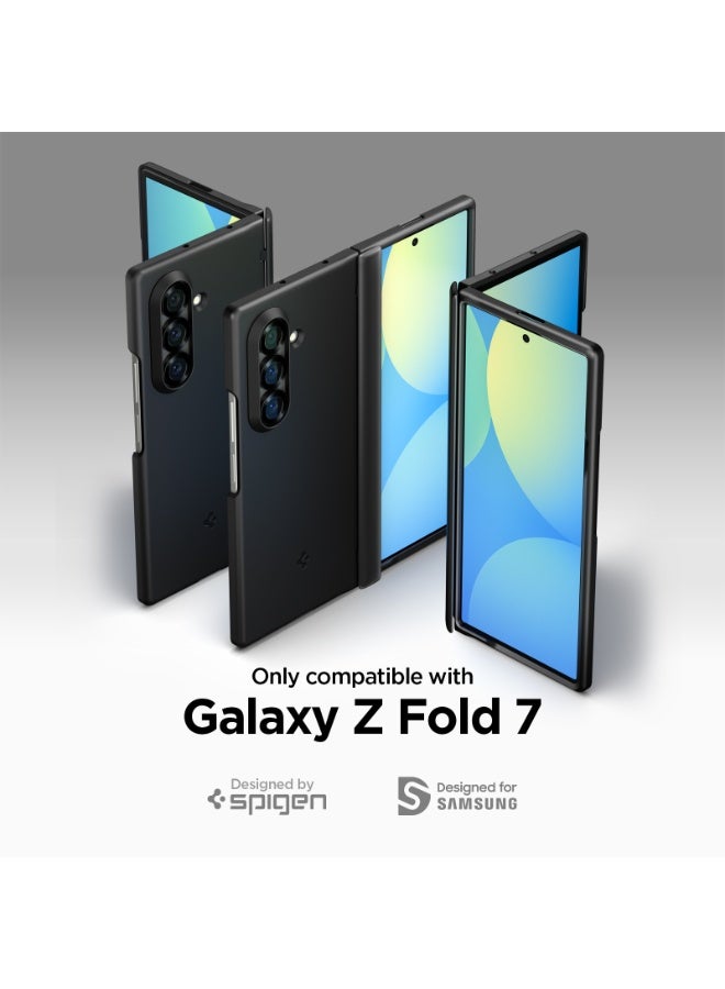 Spigen غطاء حماية Air Fit Pro MagFit لجهاز Samsung Galaxy Fold 7 [MagSafe] مع تغطية المفصل (2025) - أسود - Image 2