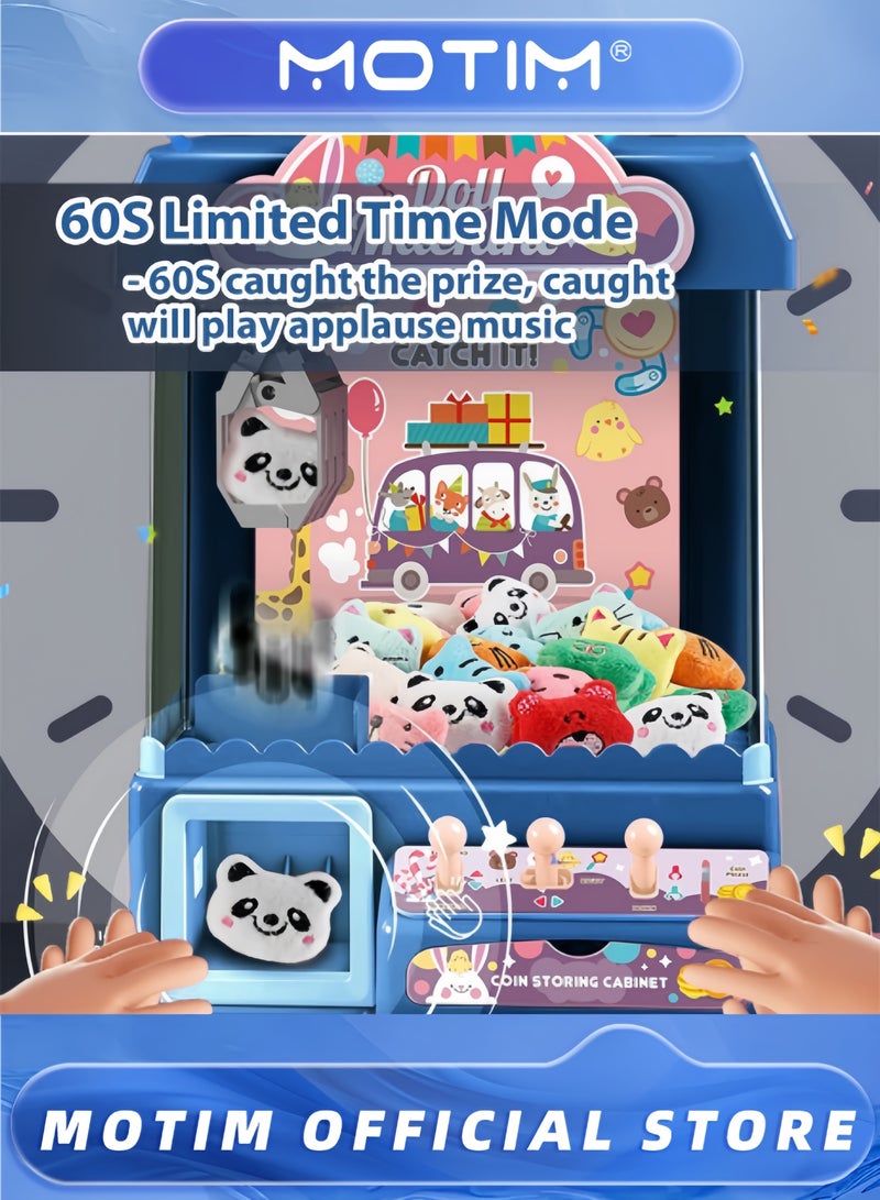 Motim Mini Claw Machine DIY Doll Machine for Kids Electronic Arcade Game Indoor Toy with Music for Home Party Birthday Gifts Toys  - Image 3