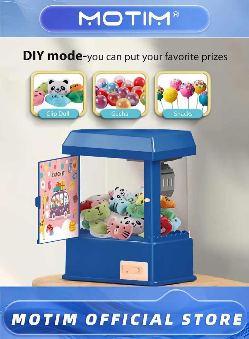 Motim Mini Claw Machine DIY Doll Machine for Kids Electronic Arcade Game Indoor Toy with Music for Home Party Birthday Gifts Toys  - Image 5