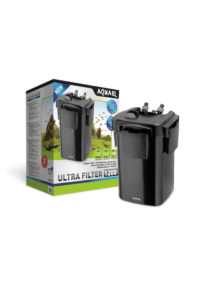 Aquael Ultra Filter Canister External Aquarium Filter - 1200L/h - Image 1