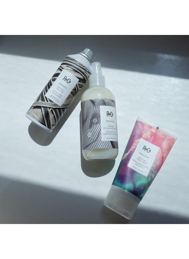 R+Co - Pinstripe Intense Detangling Spray ; Weightless Hydration + Conditions + Adds Shine ; Vegan + Crueltyfree ; 8.5 Oz - Image 1