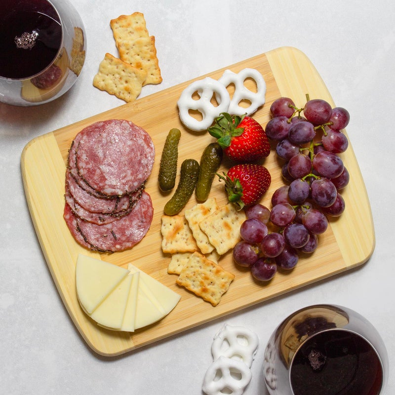 Totally Bamboo Hana Cutting Board â€“ 10" x 7" Small Bamboo Prep Board | Lightweight, Durable & Gentle on Knives | Stylish Compact Cutting Surface for Chopping Fruit, Veggies & Garnishes - Image 3