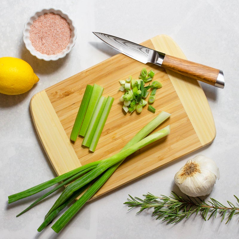 Totally Bamboo Hana Cutting Board â€“ 10" x 7" Small Bamboo Prep Board | Lightweight, Durable & Gentle on Knives | Stylish Compact Cutting Surface for Chopping Fruit, Veggies & Garnishes - Image 2