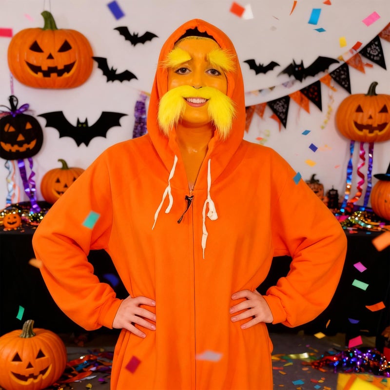 Mysense Orange Face Body Paint,Water Based Washable Face Paint,Non-toxic Cream Body Paint for Adults and Children Halloween Costume SFX Pumpkin Cosplay Makeup,0.6oz - Image 4