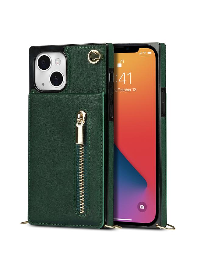 Zaboon Case For iPhone 13 mini Cross-body Zipper Square Phone Case with Holder - Image 2