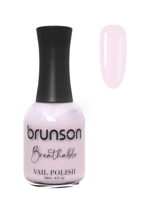 brunson Breathable Nail Polish Halal nail polish Wudu friendly Quick-Dry Vegan long lasting but easy peel off   18ml BH003