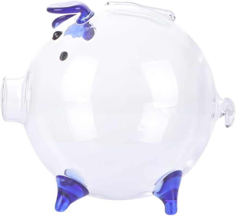High Borosilicate Glass Piggy Bank Transparent Money Box For Home Decor And Saving - Image 1