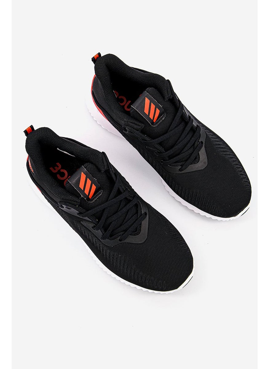 Adidas Kids Boy Alphabounce EK Lace Up Sport Shoes, Black And White  - Image 4
