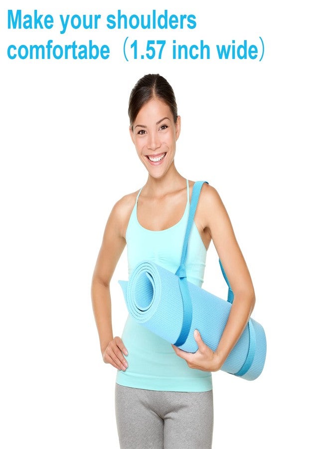 Deekin 4 Pcs Yoga Mat Straps for Carrying Yoga Mat Holder Adjustable Thick Carrier Exercise Sling Cotton Workout Stretching Band for Carrying Large Mats Roller Skate - Image 5