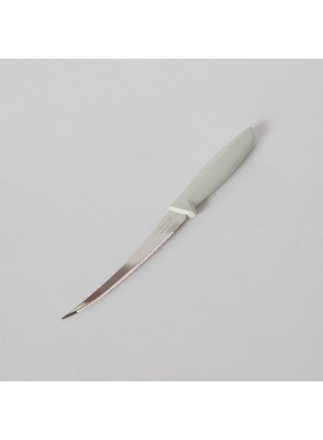 Home Box Tramontina Plenus 5 Inches Tomato Knife with Stainless Steel Blade and White Polypropylene Handle - Image 4