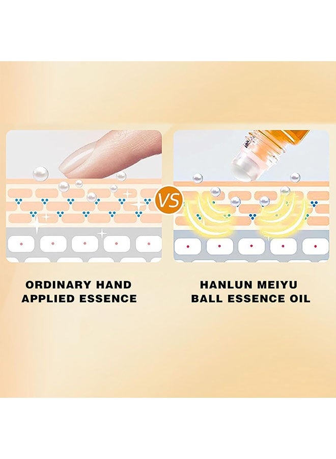 Dinkiss VC-Lutein Eye Essence Oil, Lutein Eye Serum, Lutein Eye Oil, Under Eye Oil Roller Ball, Japan Firming Anti-Aging Eye Serum For Eye Bags (8ml) - Image 4