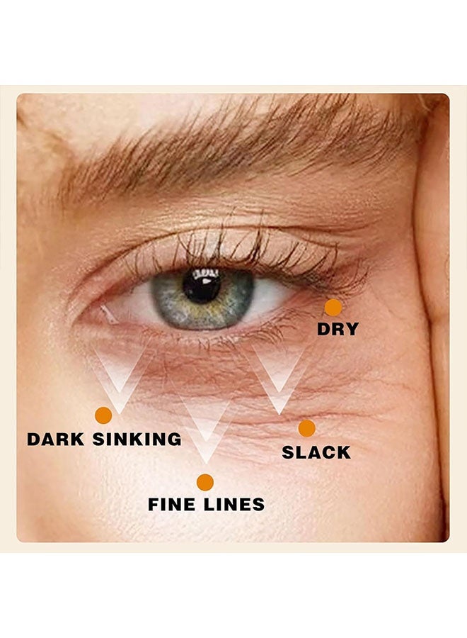 Dinkiss VC-Lutein Eye Essence Oil, Lutein Eye Serum, Lutein Eye Oil, Under Eye Oil Roller Ball, Japan Firming Anti-Aging Eye Serum For Eye Bags (8ml) - Image 2