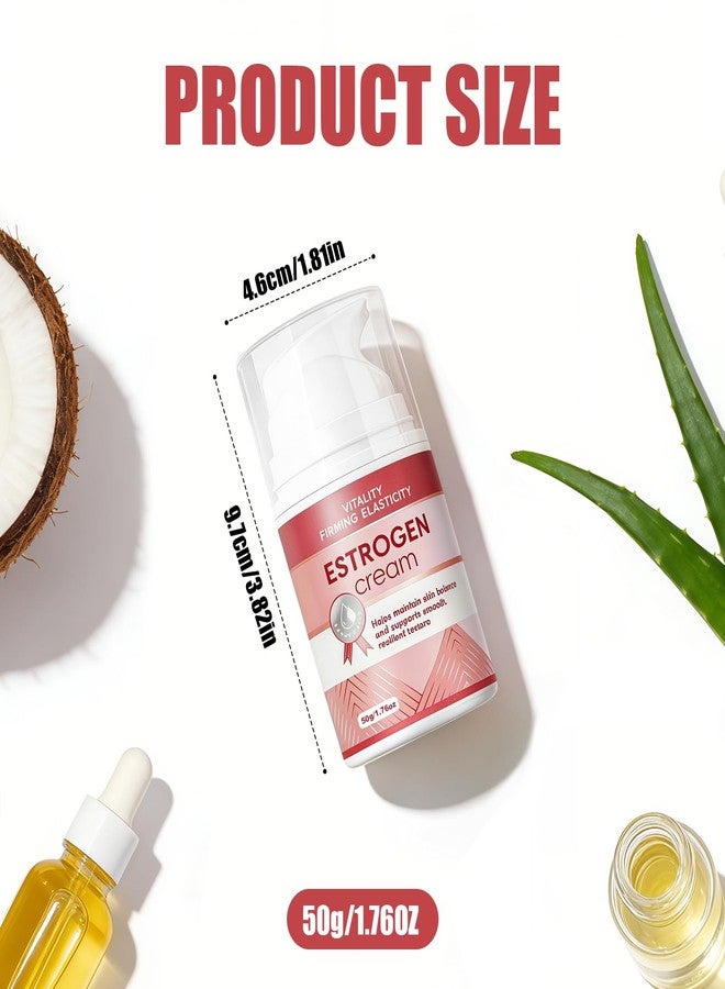 Zosudull Estrogen Cream,Estriol Face Cream – Hydrating Moisturizer with Botanical Peptides, Non-Greasy Formula for Radiant Skin – 1.76 oz‌ - Image 2