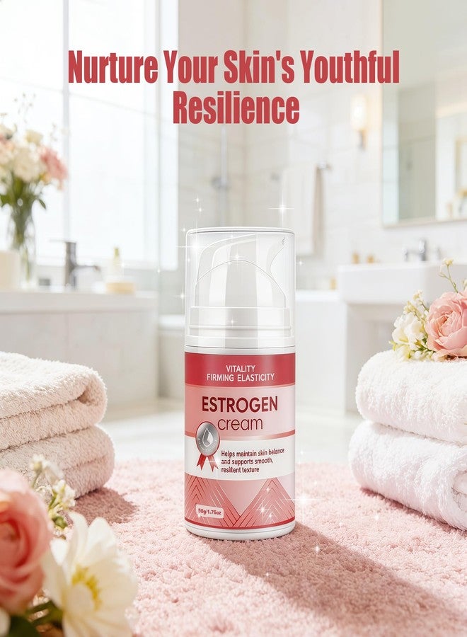 Zosudull Estrogen Cream,Estriol Face Cream – Hydrating Moisturizer with Botanical Peptides, Non-Greasy Formula for Radiant Skin – 1.76 oz‌ - Image 5