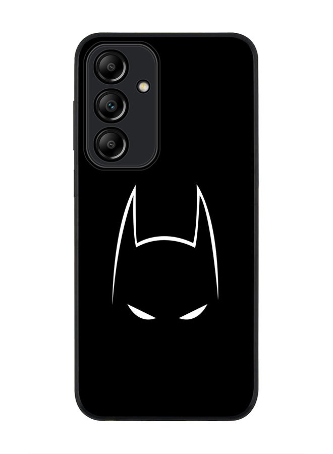 Stylizedd Rugged Black Edge Case for Samsung Galaxy A55, Slim fit Soft Case Flexible Rubber Edges Anti Drop TPU Gel Thin Cover -  Sneaky Bat - Image 1