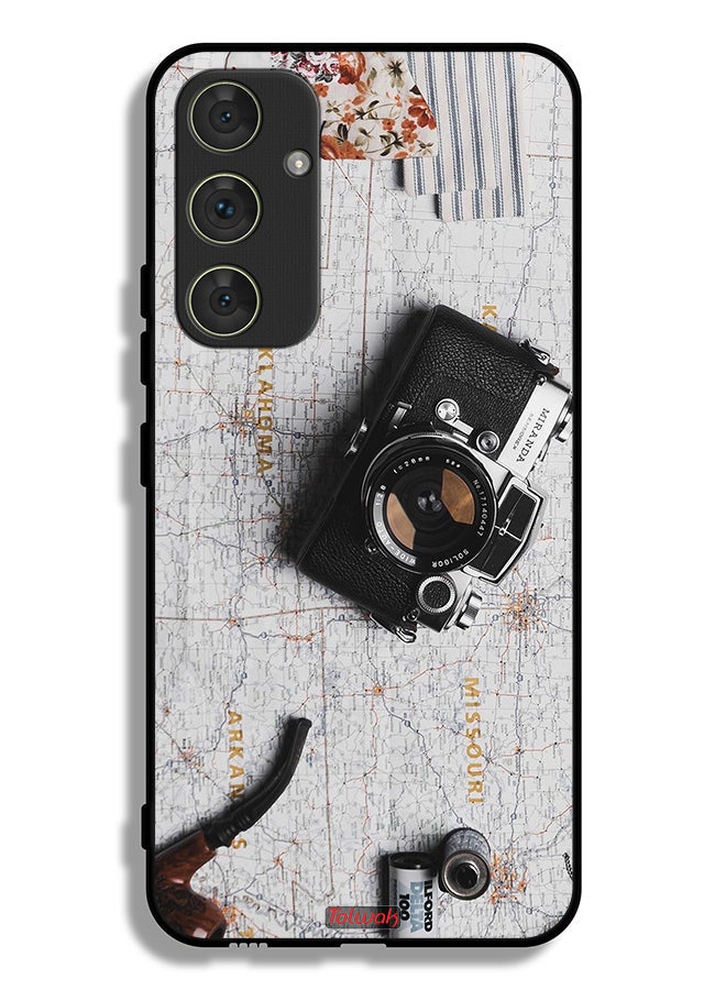 Tolwak غطاء واقي لهاتف سامسونج جالاكسي A54 5G بكاميرا عتيقة - Image 1