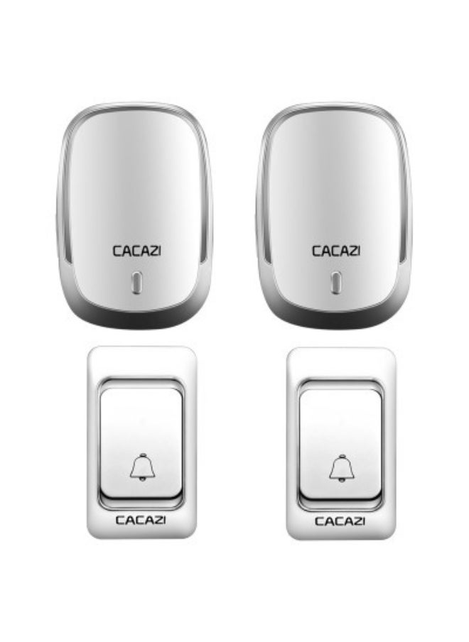 CACAZI Home Remote Wireless Doorbell Ac Electronic Remote Doorbell 