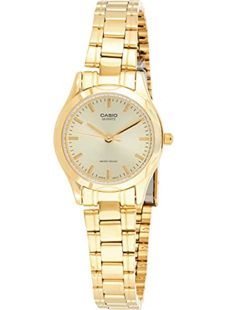 CASIO Women's Stainless Steel Analog Watch LTP-1275G-9ADF - 26 mm - Gold - Image 1