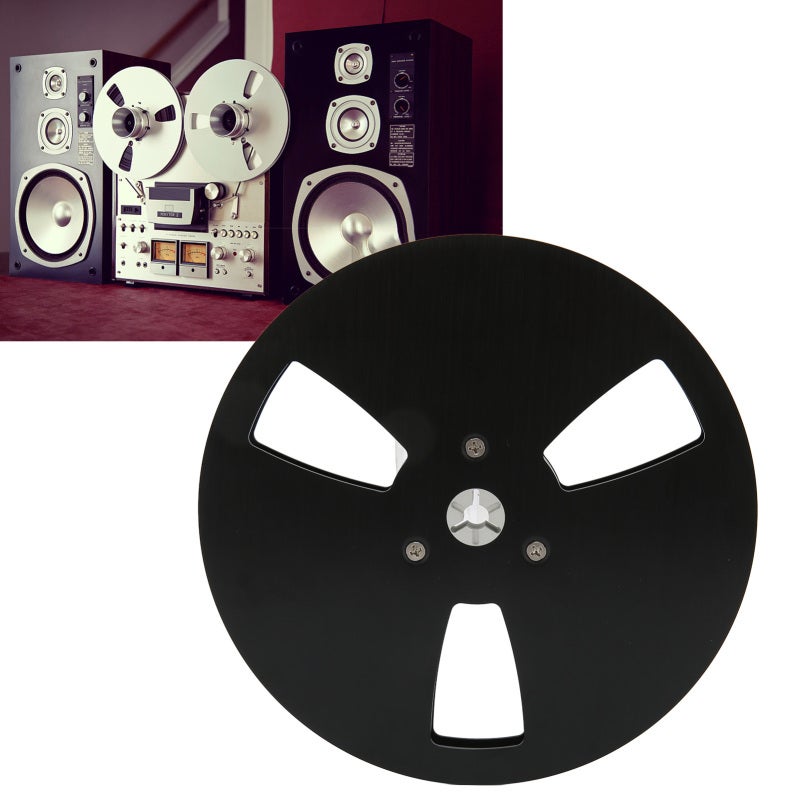 7 Inch Aluminum Alloy Empty Tape Reel - Anti Bending Low Noise Universal Tape Reel for Open Reel Tape Recorder Replacement - Image 2