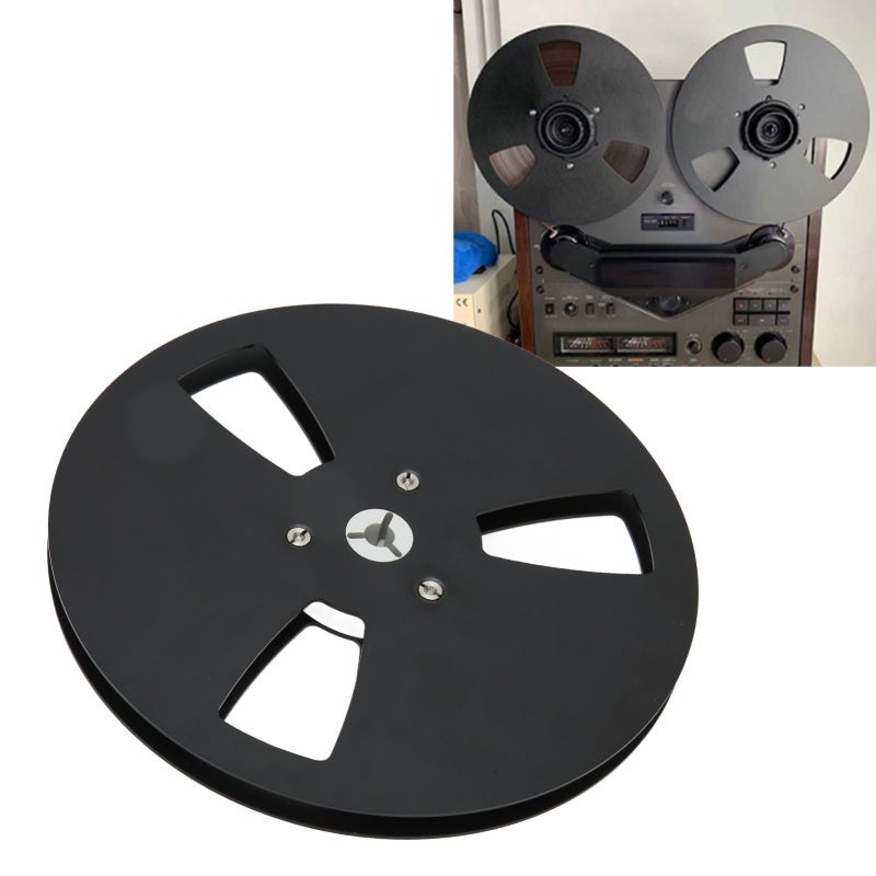 7 Inch Aluminum Alloy Empty Tape Reel - Anti Bending Low Noise Universal Tape Reel for Open Reel Tape Recorder Replacement - Image 5