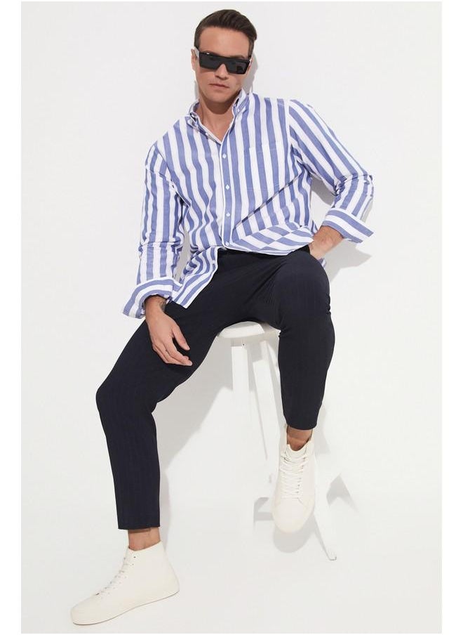 June Men Striped Long Sleeve Shirt White - Blue - pzsku/Z754F3BF68FC49187B194Z/45/_/1724671498/77e8c61b-b88b-4bd7-a267-19f46e9f4382