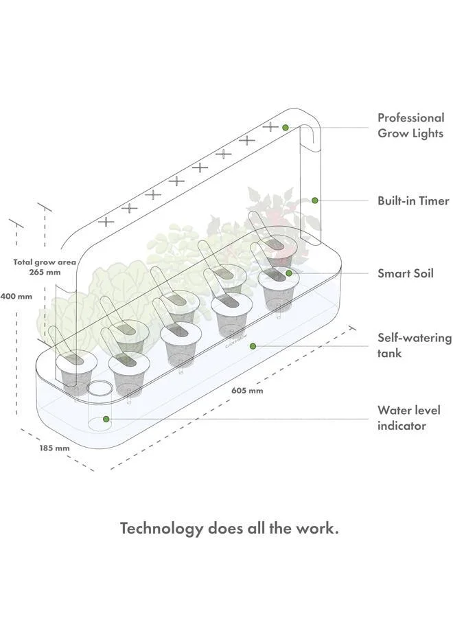 Click & Grow Click & Grow Indoor Smart Garden 9 - Navy Blue (Limited Edition)