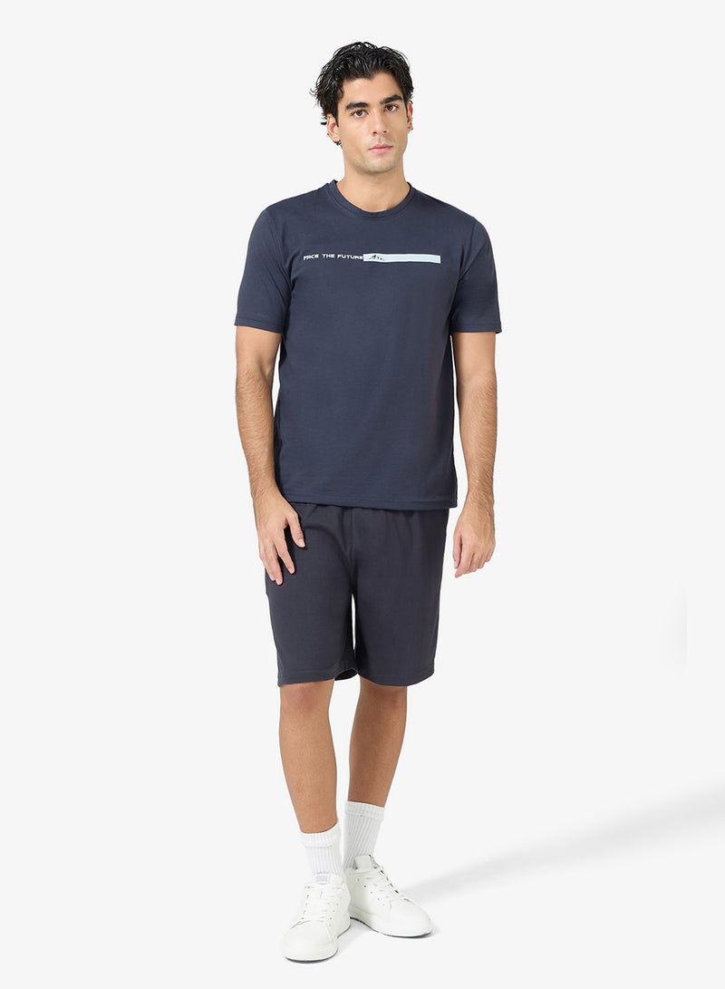 سفنتي فايف بيسيكس طقم تي شيرت وشورت - Image 1