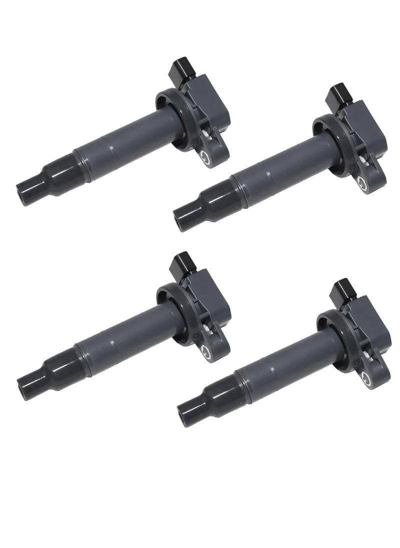 Generic Ignition coil 4 pcs 90919-02240 90919-02265 For Toyota For Scion IQ For Yaris For Prius xA xB Echo 1.5L For Corolla 9008019021 Ignition Coil Pack Color Black  - Image 1