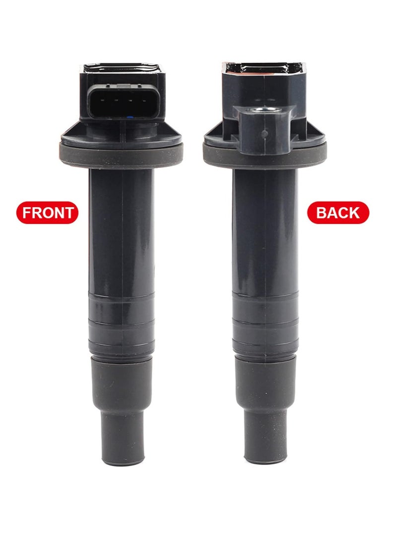 Generic Ignition coil 4 pcs 90919-02240 90919-02265 For Toyota For Scion IQ For Yaris For Prius xA xB Echo 1.5L For Corolla 9008019021 Ignition Coil Pack Color Black  - Image 3