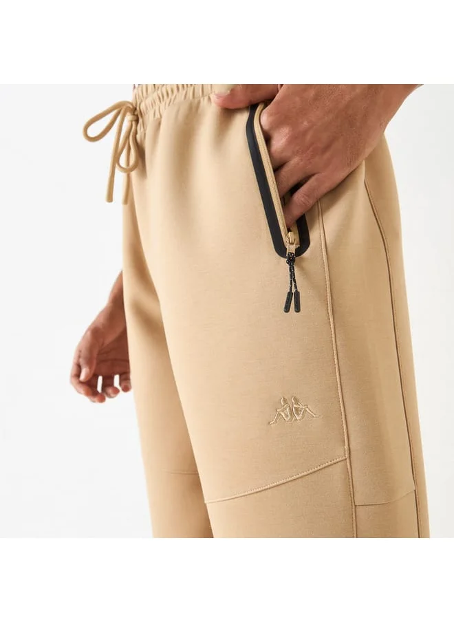Kappa Kappa Solid Joggers with Drawstring Closure and Pockets