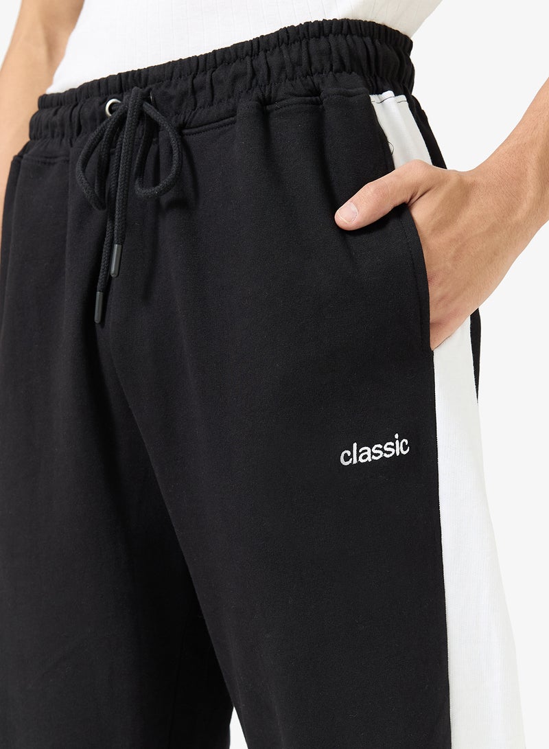 سفنتي فايف بنطلون رياضي فضفاض بنص مخطط - Image 4