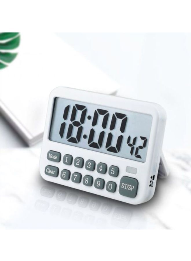 NIBEMINENT Pack Of 10 Clock Timer White 8.8x6.8x1.8cm - Image 4