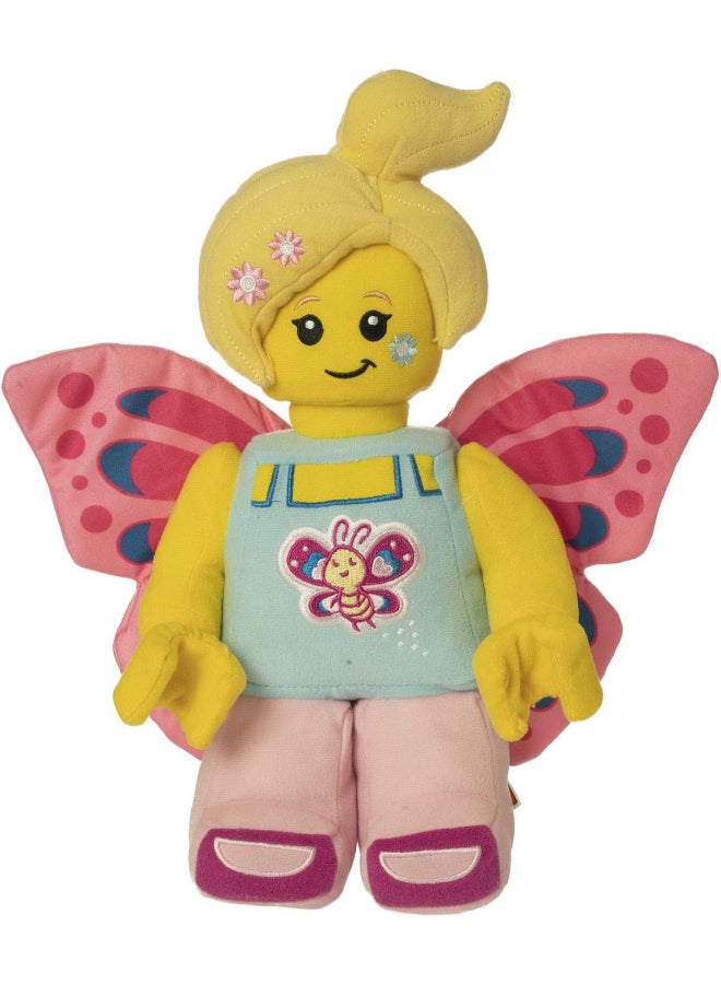 LEGO Minifigures Series 17 Butterfly Girl Plush Toy (30 cm, Yellow/Pink) - Image 1