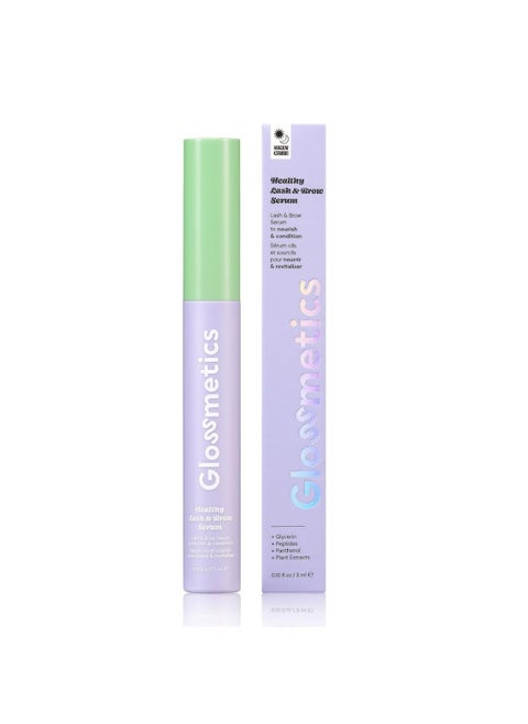 Glossmetics Healthy Brow and Lash Serum. Advanced Eyelash Serum for Thicker, Longer Eyelashes and Eyebrows. Vegan & Cruelty-Free Lash Enhancing Formula to Boost Longer and Fuller Looking Lashes