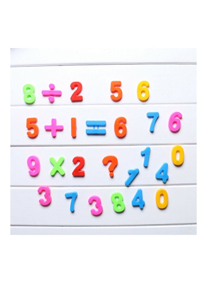 NIBEMINENT Lower/Upper Case Alphabet Letters Number Fridge Magnet Learning Toy - Image 3