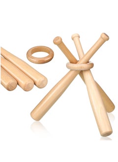 Excefore Baseball Stand, Baseball Holders for Balls Display Wooden Baseball Bat Display Stand Holder Display Baseball Centerpieces for Tables for Kids and Sports Lover  - Image 3