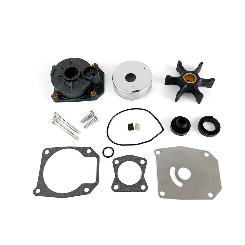 WINGOGO 5000308 Water Pump Impeller Repair Kit with Housing Replacement for Johnson Evinrude OMC Outboard 40 45 50 55 60 65 70 HP Boat Motor Engine Rebuild Parts Replace 438593 769459 437772 437771