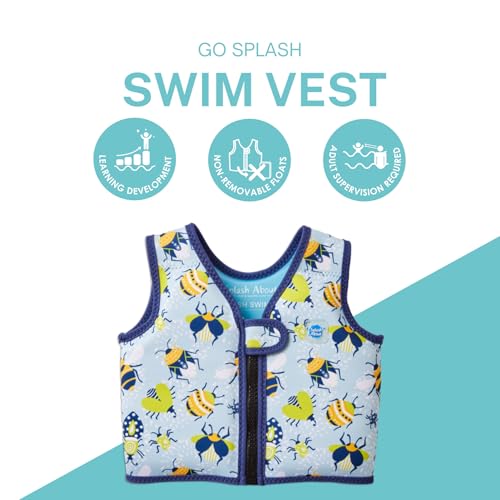 Splash About Go Splash Swim Vest, Garden Bugs, 1-2 Years - Image 3