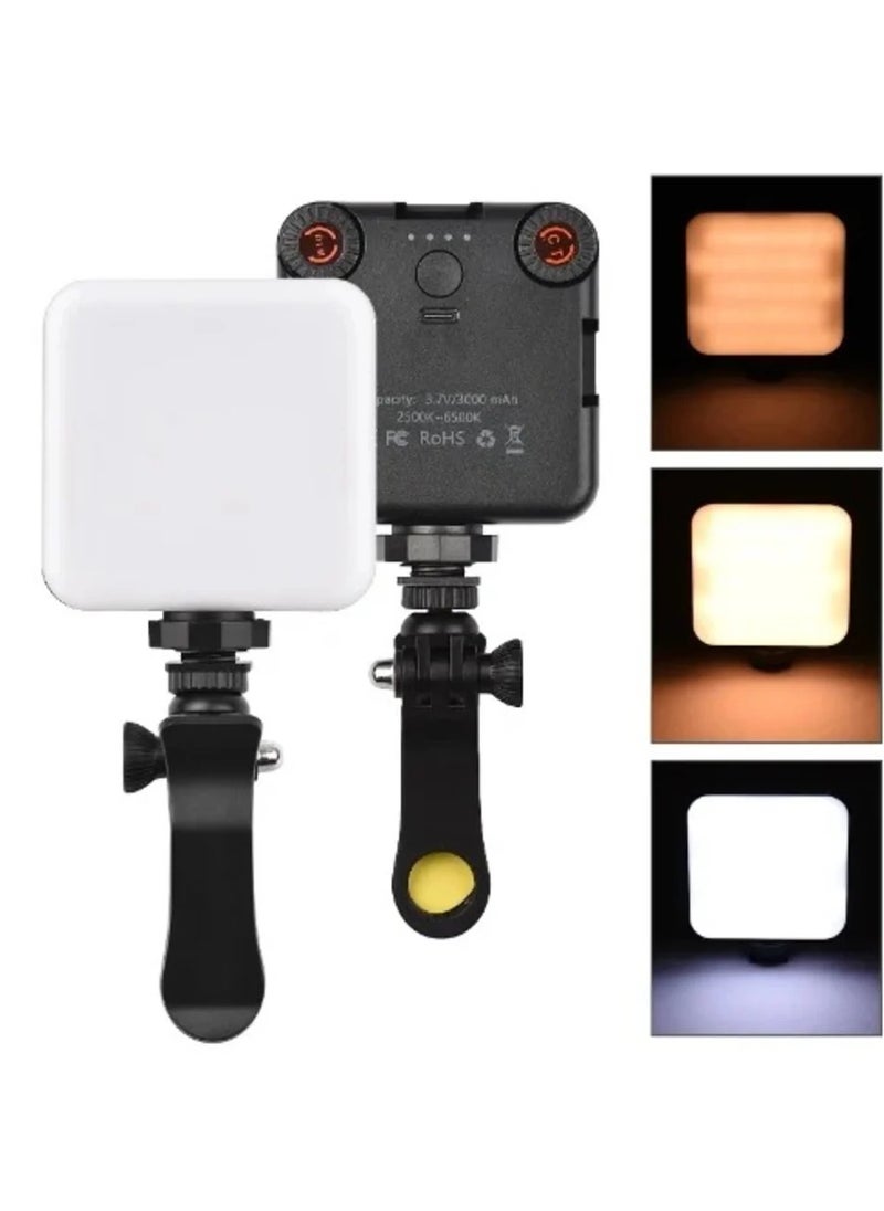 ELTRAZONE AY-83 LED Pocket Video RGB Clip Light – Ultra-Portable Adjustable Color Light for Photography, Video Recording, Makeup, Vlogging & Streaming – USB Rechargeable Fill Light with 360° Rotation Clip for Mobile, Laptop, Camera Use  - Image 3