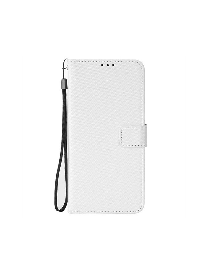 Moto Edge 30 5g Flip Case Cover Phone Accessories with Anti-drops Anti-fingerprints Camera Protection Soft Anti-scratches Anti-drops Anti-fingerprints Back Wallet Cover with Card Slot Holder  White  - Image 4